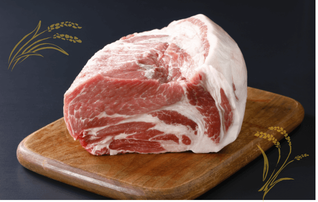 国産豚肉麦小町豚肩ロース2kg